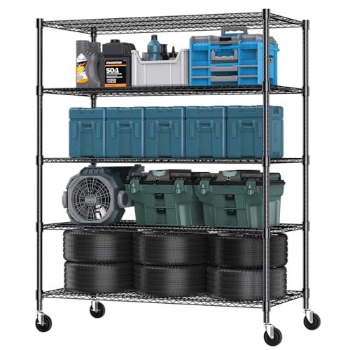 Himimi 5-Tier Heavy Duty Metal Wire Shelving 24x48x82-inch: $169.99 Himimi 5-Tier Heavy Duty Metal Wire Shelving 24x48x82-inch: $169.99