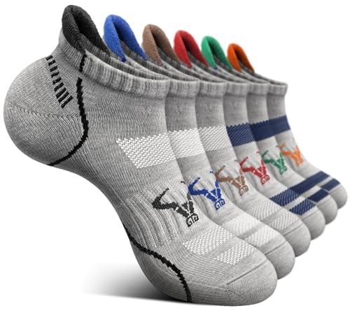 Bulliant Men's Low-Cut Running Ankle Socks 6-Pack: $14.99
