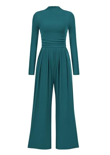 Prettygarden Women's Long Sleeve Wide Leg Jumpsuit: $29.98 Prettygarden Women's Long Sleeve Wide Leg Jumpsuit: $29.98