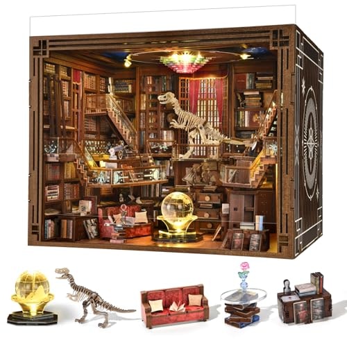 Minicity Beyond Library Max DIY Miniature Book Nook Kit: $49.72 Minicity Beyond Library Max DIY Miniature Book Nook Kit: $49.72