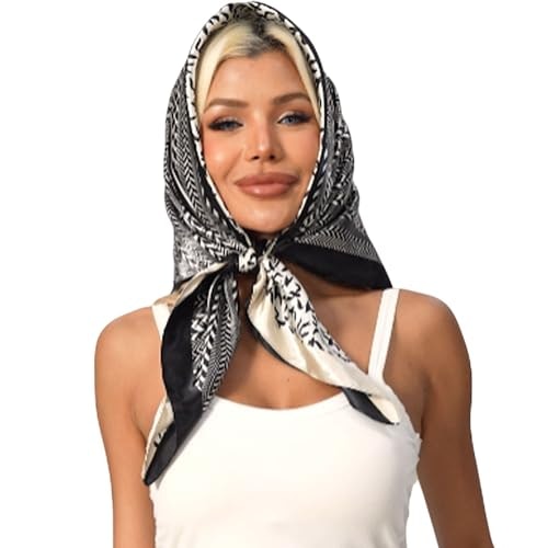 GKJU Geometric Symmetry Satin Hair Scarf 35-Inch: $7.58 GKJU Geometric Symmetry Satin Hair Scarf 35-Inch: $7.58