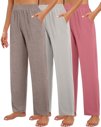 Huukeay Women's Lounge Sweatpants 3-Pack: $42.49