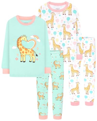 Girls' Cotton Pajama Set 6-Pack: $30.59