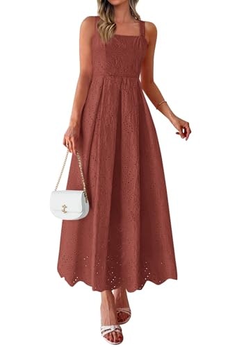 Prettygarden Women's Sleeveless Eyelet Summer Dress: $47.99 Prettygarden Women's Sleeveless Eyelet Summer Dress: $47.99