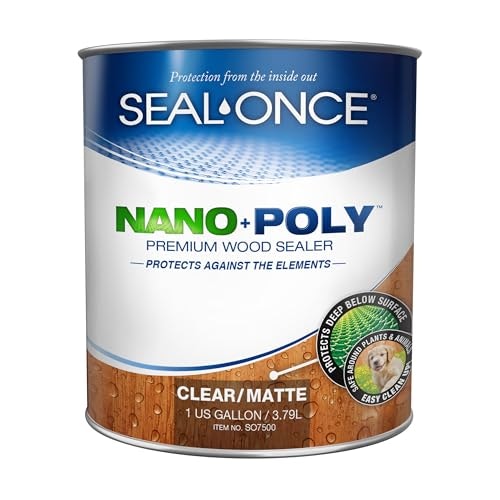 Seal-Once Nano+Poly Wood Sealer and Waterproofer 1-Gallon: $48.50