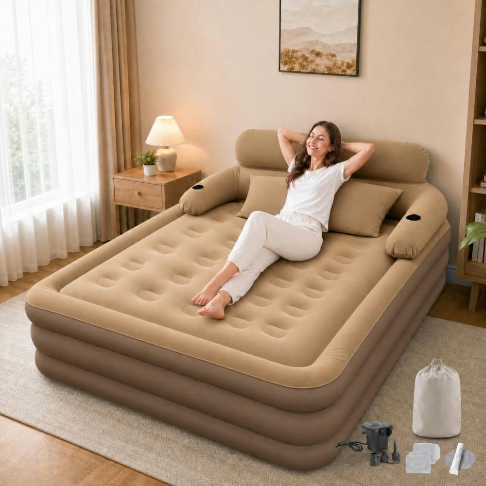 Beuway 19-Inch Queen Air Mattress: $67.28 Beuway 19-Inch Queen Air Mattress: $67.28
