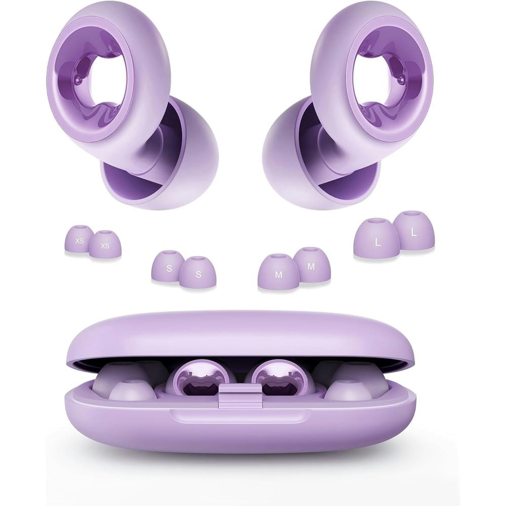 Skdwakiz Reusable Silicone Noise-Cancelling Earplugs: $10.59