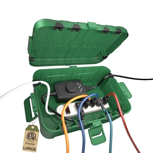 Flemoon IP54 Waterproof Outdoor Extension Cord Cover: $22.16