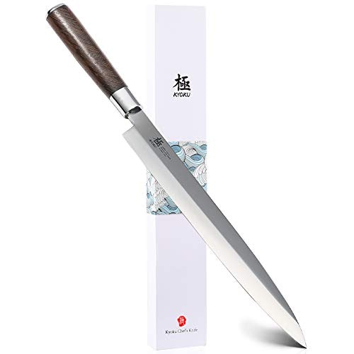 Kyoku Samurai Series 10.5-inch Yanagiba Sushi Sashimi Knife: $39.98 Kyoku Samurai Series 10.5-inch Yanagiba Sushi Sashimi Knife: $39.98