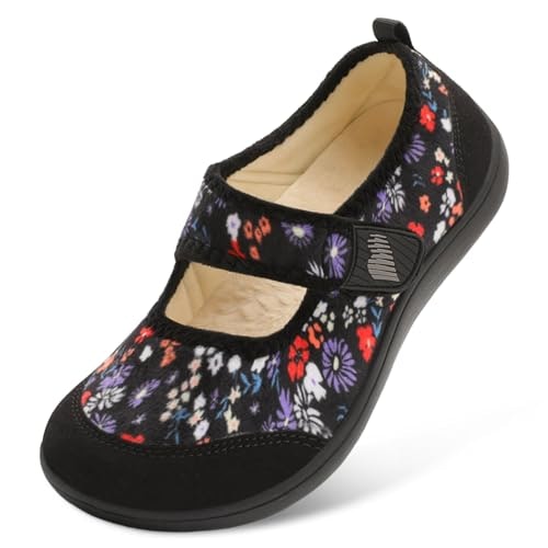 Barerun Women's Wide Toe Box Diabetic House Slippers: $23.17 Barerun Women's Wide Toe Box Diabetic House Slippers: $23.17