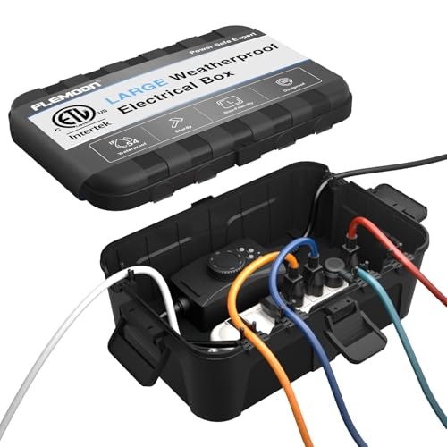 Flemoon Large Weatherproof Outdoor Electrical Box: $23.77 Flemoon Large Weatherproof Outdoor Electrical Box: $23.77