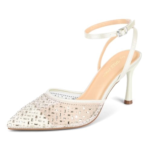 Pizz Annu Women's Rhinestone Stiletto Pumps: $25.89