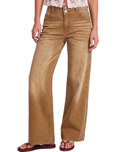 Luvamia Women's High-Waisted Baggy Jeans: $29.59 Luvamia Women's High-Waisted Baggy Jeans: $29.59