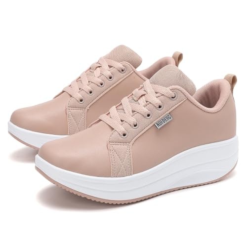 Ruideng Women's Slip-Resistant 2-Inch Rocker Bottom Wedge Sneakers: $33.98 Ruideng Women's Slip-Resistant 2-Inch Rocker Bottom Wedge Sneakers: $33.98
