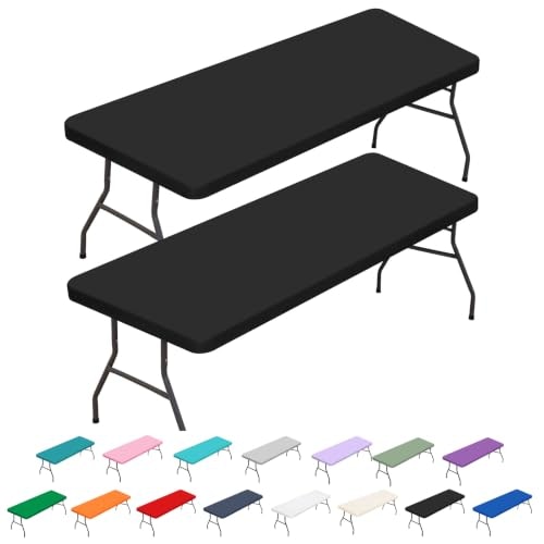 BDDC 6-Foot Fitted Rectangular Table Cover 2-Pack: $13.57 BDDC 6-Foot Fitted Rectangular Table Cover 2-Pack: $13.57