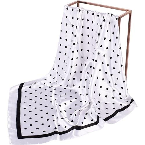 GKJU 35-Inch Polka Dot Satin Hair Scarf: $8.49 GKJU 35-Inch Polka Dot Satin Hair Scarf: $8.49