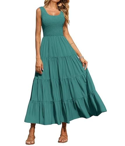 Prettygarden Women's Sleeveless Casual Maxi Dress: $31.98
