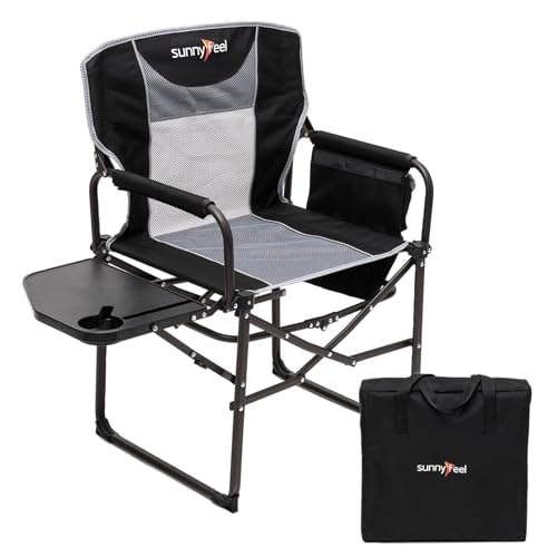 Sunnyfeel Oversized Directors Camping Chair with Side Table: $59.49 Sunnyfeel Oversized Directors Camping Chair with Side Table: $59.49