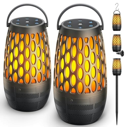 Hesontec Outdoor Lantern Bluetooth Speaker with Flame Light 2-Pack: $59.49 Hesontec Outdoor Lantern Bluetooth Speaker with Flame Light 2-Pack: $59.49
