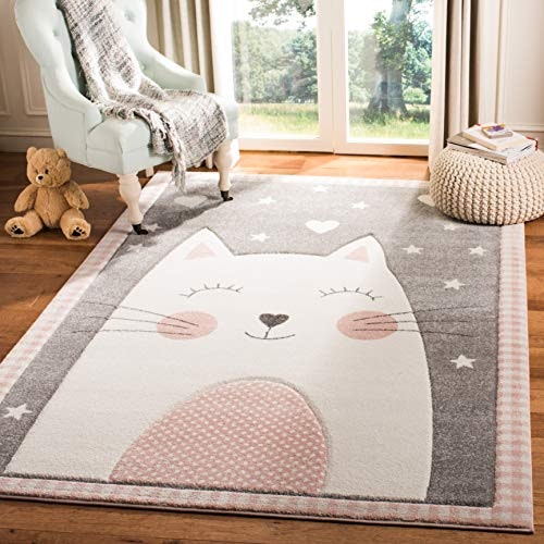 Safavieh Carousel Kids Cat Accent Rug 4'x6': $59.75
