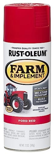 Rust-Oleum Farm and Implement Ford Red Spray Paint: $8.65 Rust-Oleum Farm and Implement Ford Red Spray Paint: $8.65