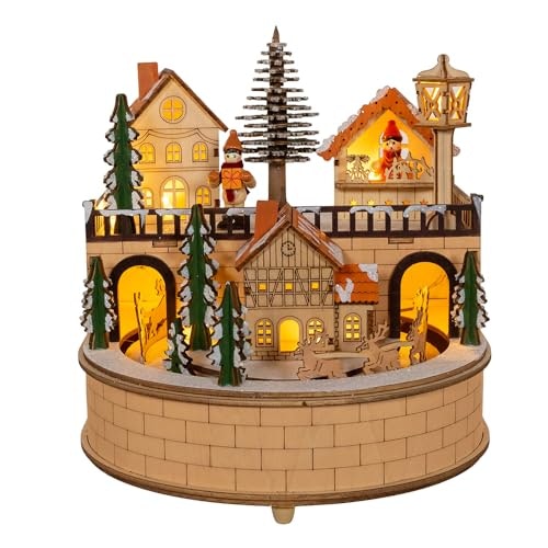 Kurt Adler 7.87-inch Battery-Operated Musical LED Wooden Christmas Village: $61.48 Kurt Adler 7.87-inch Battery-Operated Musical LED Wooden Christmas Village: $61.48