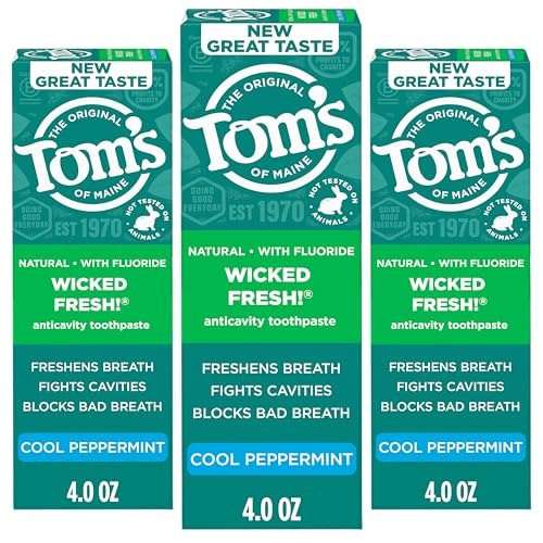 Tom's of Maine Wicked Fresh Fluoride Toothpaste 3-Pack: $17.52 Tom's of Maine Wicked Fresh Fluoride Toothpaste 3-Pack: $17.52