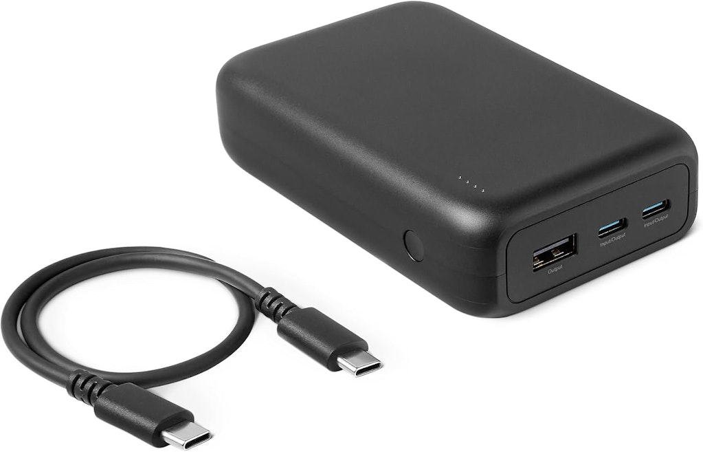 Amazon Basics 20,000mAh 3-Port Portable Bank: $13