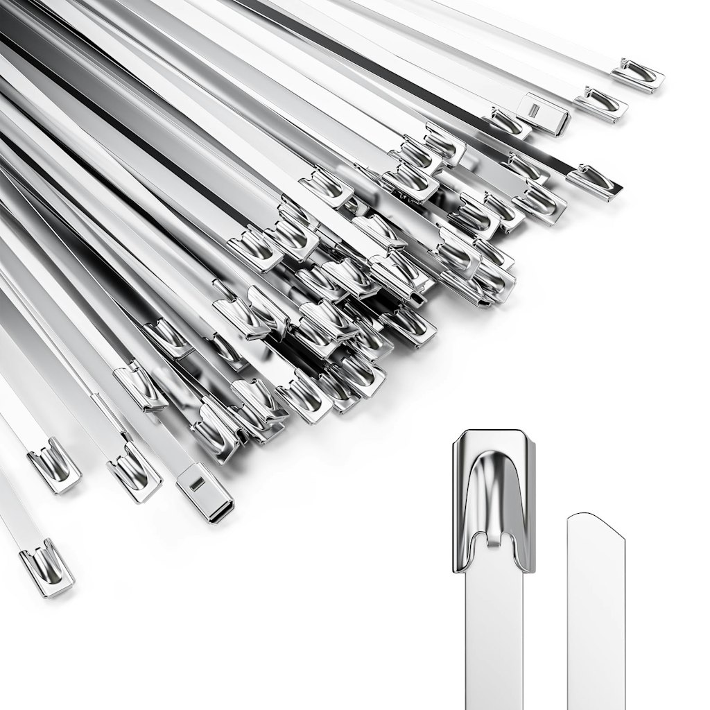 11.8" Metal Zip Tie 100-Pack: $5.99