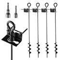 24" Mobile Home Ground Anchor 4-Pack for $46 + free shipping