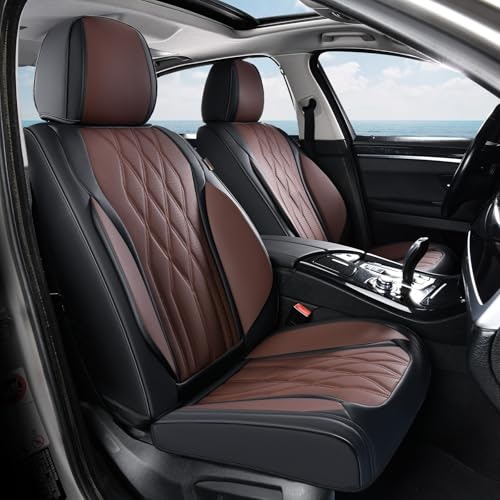 Coverado Waterproof Nappa Leather Front Seat Covers: $109.99