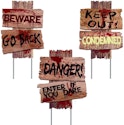 Liecho 15" x 12" Halloween Yard Signs Stakes 3-Pack for $10 + free shipping w/ Prime