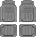 4-Piece Heavy Duty Rubber Floor Mat Set for $30 + free shipping