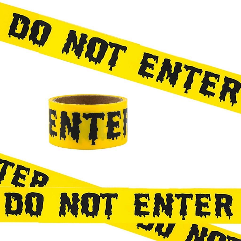 82-Foot Halloween Caution Tape: $2.99 w/ Prime