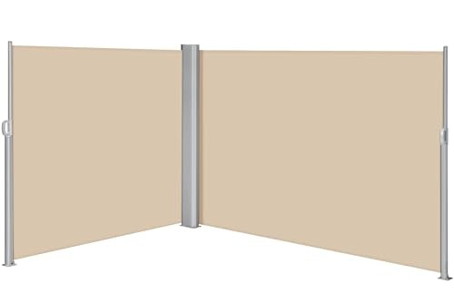 Yaheetech 236"x 71" Double Retractable Privacy Screen: $122.54