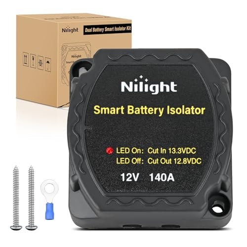 Nilight 12V 140A Smart Dual Battery Isolator: $21.51 Nilight 12V 140A Smart Dual Battery Isolator: $21.51