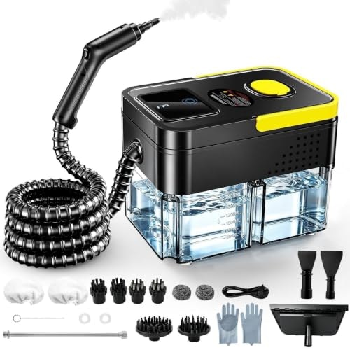 Huitine 1.9-Quart Portable Handheld Steam Cleaner: $38 w/ Prime