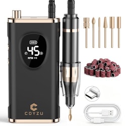 Coyzu Professional Rechargeable Electric Nail Drill for $18 + free shipping w/ Prime