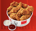 KFC 10pc Double Hot Crispy Wings: Free w/ $15 order + shipping varies