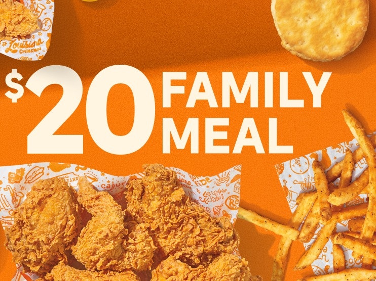 Popeyes Family Meal: $20