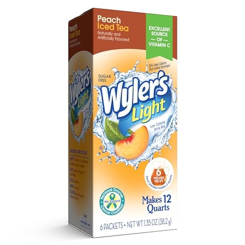 Wyler's Light Peach Iced Tea Drink Mix 6-Pack: $3.79 Wyler's Light Peach Iced Tea Drink Mix 6-Pack: $3.79