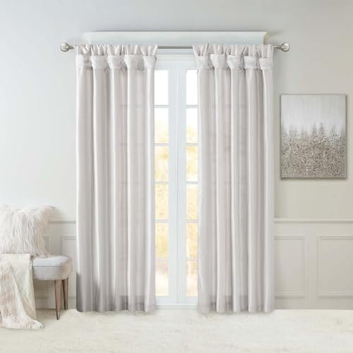 Madison Park 50" x 84" Faux Silk Curtain Panel: $21.99 Madison Park 50" x 84" Faux Silk Curtain Panel: $21.99