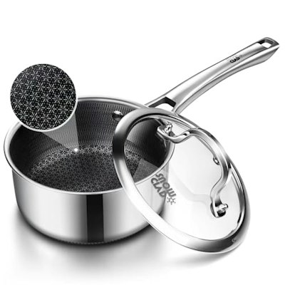 Snowclad 1.5-Quart Hybrid Nonstick Saucepan with Lid for $18 w/ Prime + free shipping w/ Prime