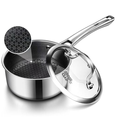Snowclad 1.5-Quart Hybrid Nonstick Saucepan with Lid: $18 
