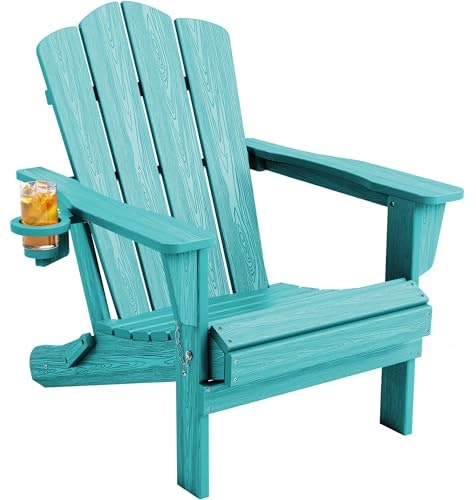 Kingyes Folding Adirondack Chair: $80.99 Kingyes Folding Adirondack Chair: $80.99