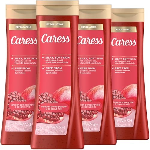Caress Tahitian Pomegranate & Coconut Milk Body Wash 20-fl oz 4-Pack: $23.96