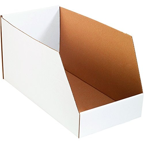 Box USA 12x24x12-inch Open Top Bin Boxes 25-Pack: $154.21