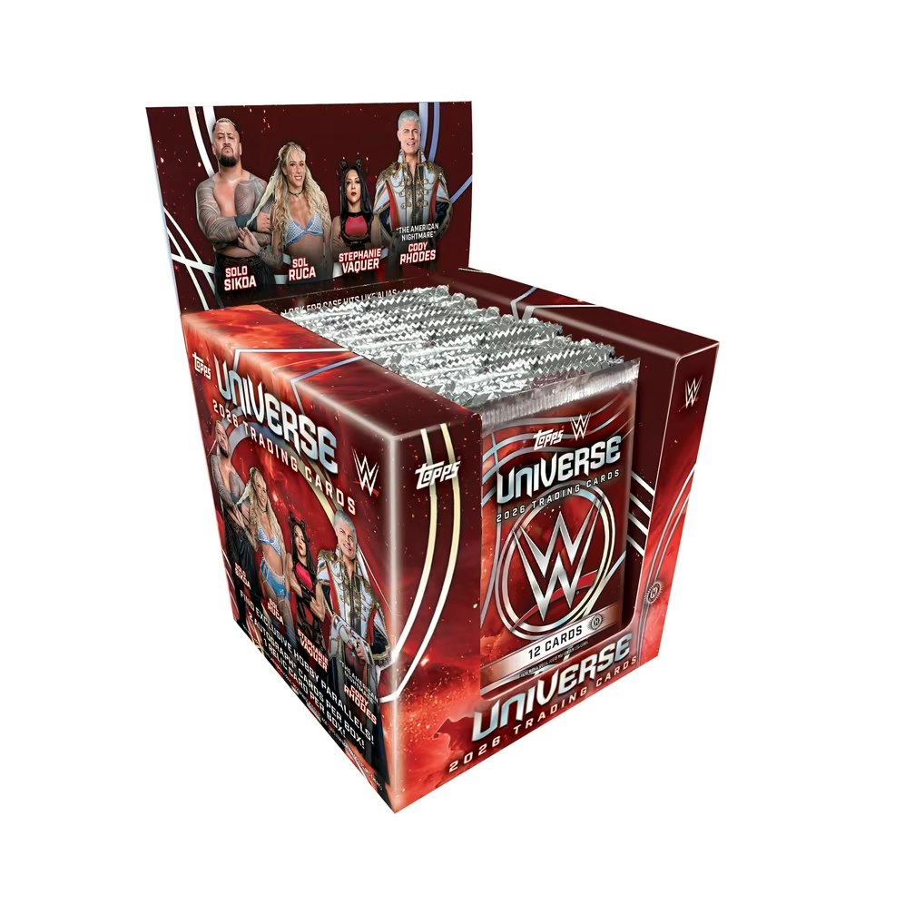2026 Topps Universe WWE Factory Sealed Hobby Box: $160 App-Only