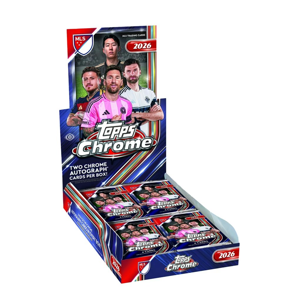 2026 Topps MLS Chrome Factory Sealed Hobby Box: $130 App-Only