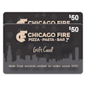Two Chicago Fire Pizza $50 Gift Cards ($100 Value) for $80 + email delivery